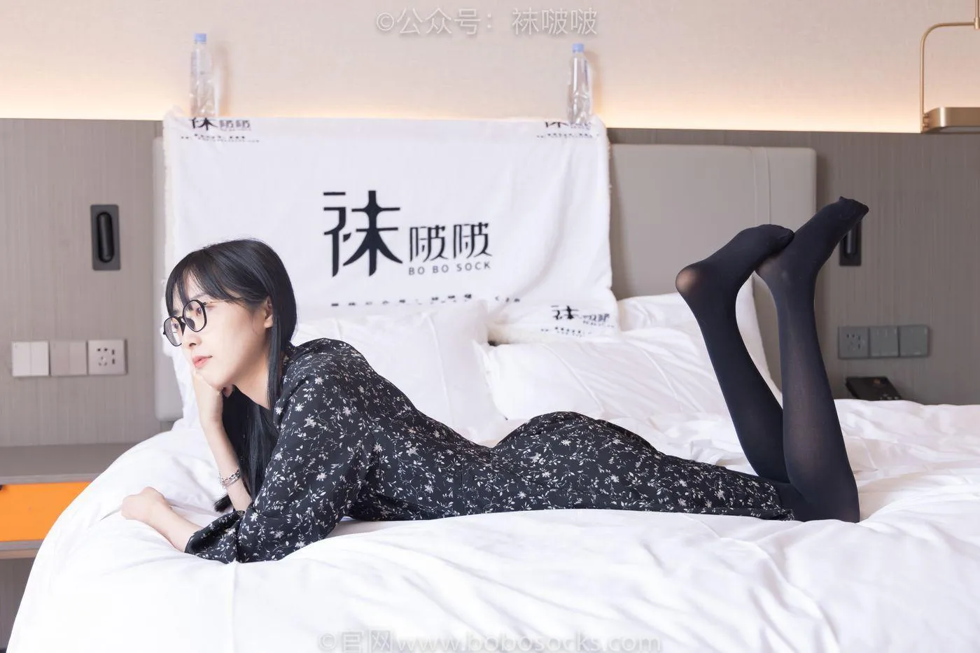 [BoBoSocks袜啵啵]NO.064 稚予-平底鞋、厚黑丝 [137P]插图5